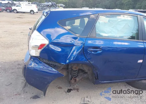 2012 Toyota Prius V Three from USA, damaged, VIN JTDZN3EU5C3133278